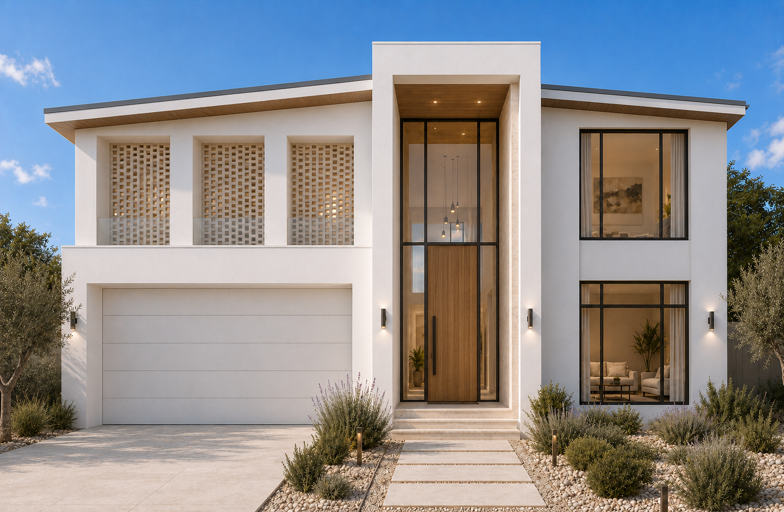 Split-Skillion Contemporary design study